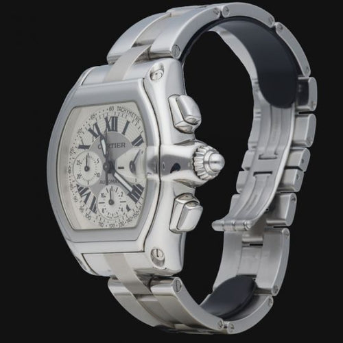 Montre Cartier Roadster - Montre chronographe automatique en acier 58 Facettes MT43366