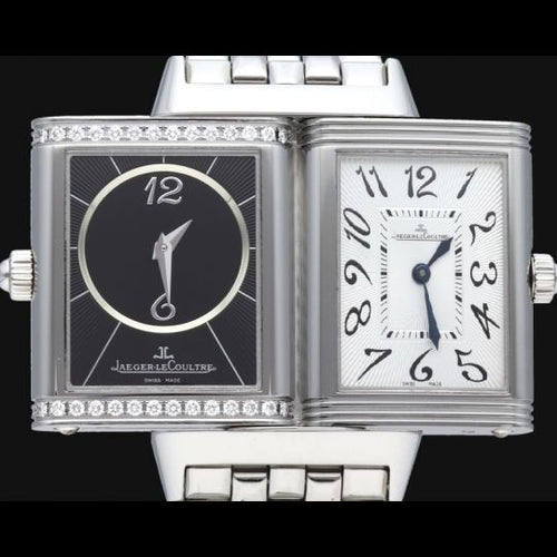 Montre Jaeger-LeCoultre Reverso Duetto - Montre femme en acier 58 Facettes MT43053