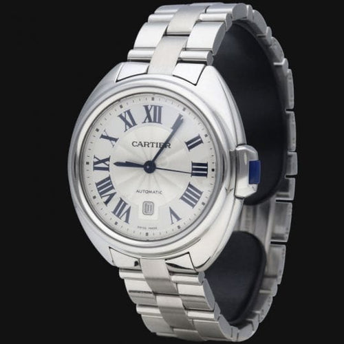 Montre Cartier Clé de Cartier - Montre femme automatique en acier 31 mm 58 Facettes MT43377