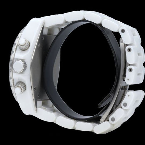 Montre Chanel J12 - Montre chronographe automatique en céramique blanche 58 Facettes MT42483