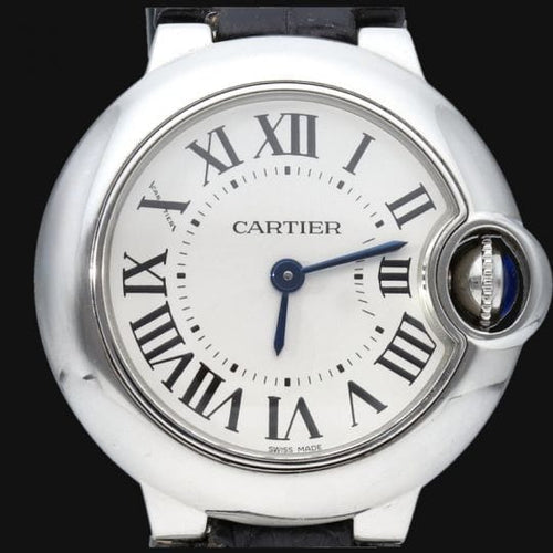 Montre Cartier Ballon Bleu de Cartier - Montre femme quartz 28 mm en acier 58 Facettes MT43379