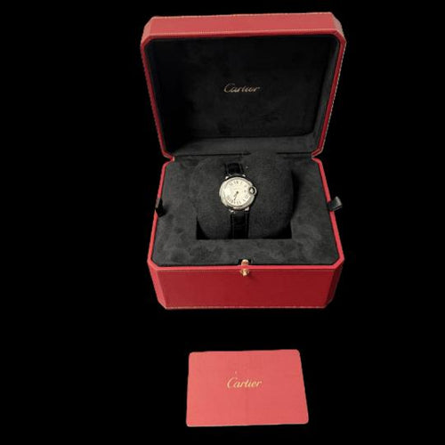 Montre Cartier Ballon Bleu de Cartier - Montre femme quartz 28 mm en acier 58 Facettes MT43379