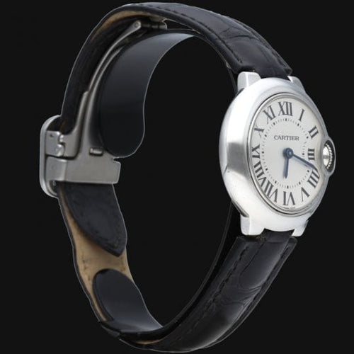 Montre Cartier Ballon Bleu de Cartier - Montre femme quartz 28 mm en acier 58 Facettes MT43379