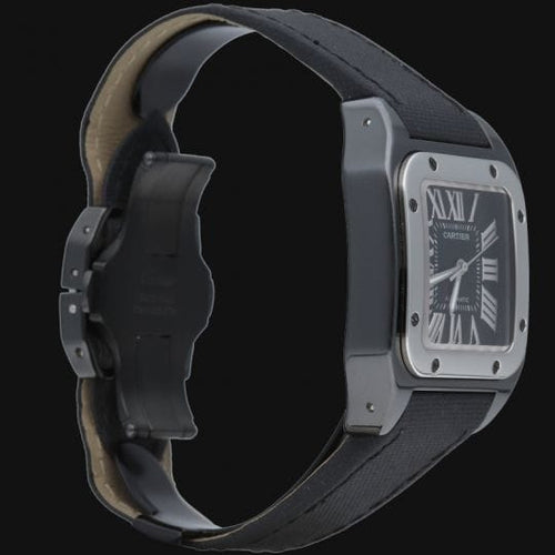 Montre Cartier Santos 100 - Montre automatique homme en acier 58 Facettes MT43373