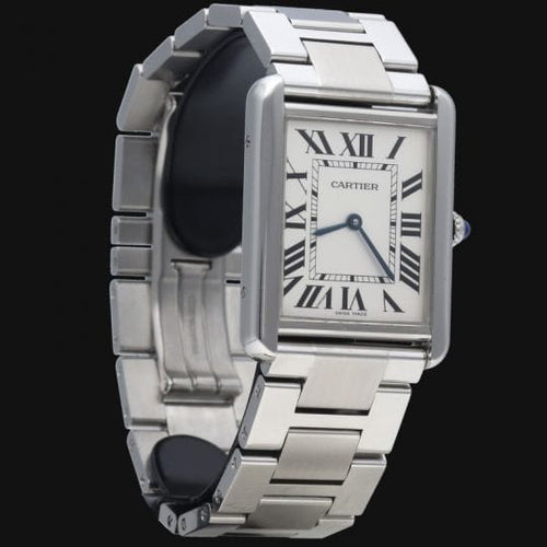 Montre Cartier Tank Solo - Montre quartz en acier 58 Facettes MT43409