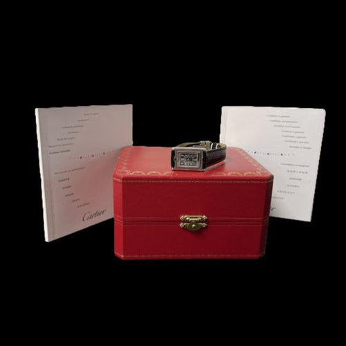 Montre Cartier Tank Basculante - Montre femme à quartz 32 x 22 mm 58 Facettes MT43227