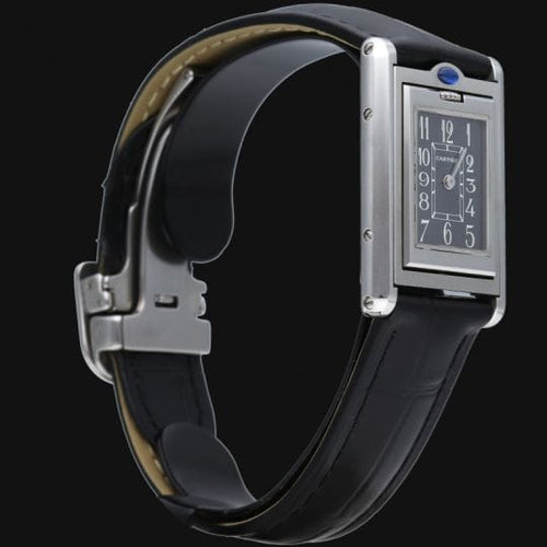 Montre Cartier Tank Basculante - Montre femme à quartz 32 x 22 mm 58 Facettes MT43227