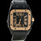 Montre Cartier Santos 100 - Montre automatique en or rose et acier 58 Facettes MT43374