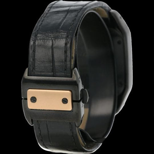 Montre Cartier Santos 100 - Montre automatique en or rose et acier 58 Facettes MT43374