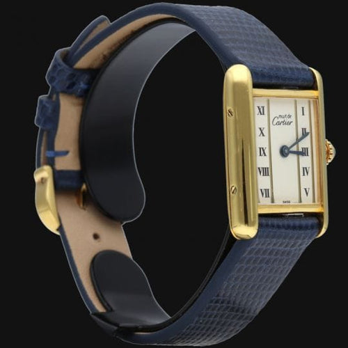 Montre Cartier Tank - Montre vermeil à quartz 58 Facettes MT43372