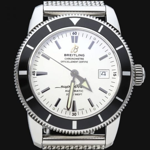 Montre Breitling Superocean Heritage - Montre automatique homme 42 mm en acier 58 Facettes MT43465