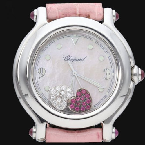 Montre Chopard Happy Sport Hearts - Montre femme quartz 32 mm en acier 58 Facettes MT43482