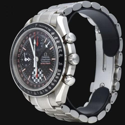 Montre Omega Speedmaster Schumacher Racing - Montre homme automatique en acier 58 Facettes MT43740
