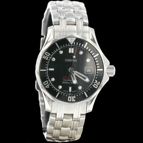 Montre Omega Seamaster 300M - Montre femme en acier à cadran noir 58 Facettes MT43632