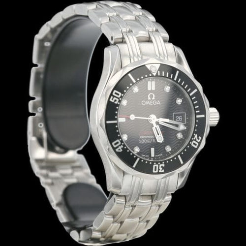 Montre Omega Seamaster 300M - Montre femme en acier à cadran noir 58 Facettes MT43632