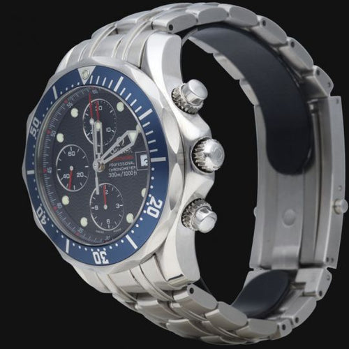 Montre Omega Seamaster Diver 300M - Montre chronographe en acier 58 Facettes MT43657