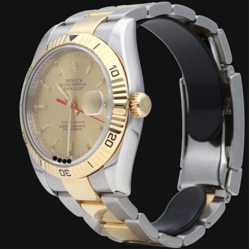 Montre Rolex Datejust Turn-O-Graph - Montre automatique 36 mm en or jaune et acier 58 Facettes MT43257