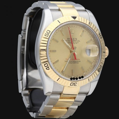 Montre Rolex Datejust Turn-O-Graph - Montre automatique 36 mm en or jaune et acier 58 Facettes MT43257