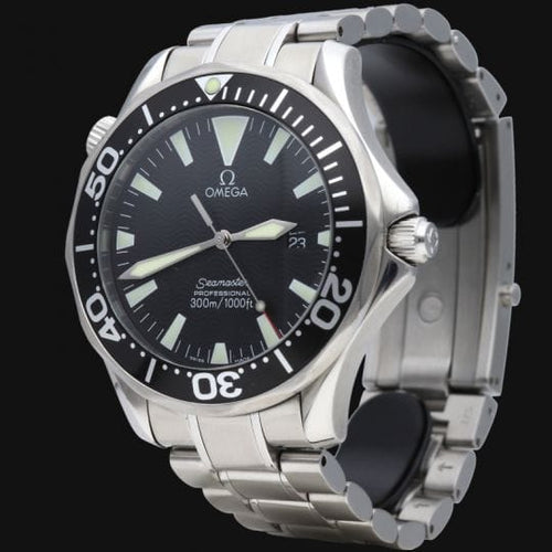 Montre Omega Seamaster 300M - Montre homme en acier, cadran noir 58 Facettes MT43664