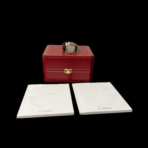 Montre Cartier Ronde Solo - Montre ronde femme en or jaune et acier 58 Facettes MT42746