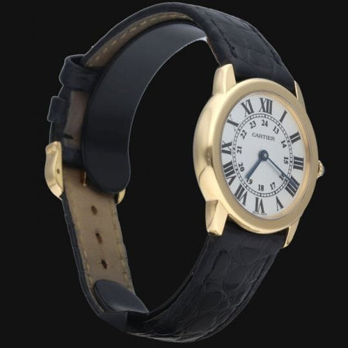 Montre Cartier Ronde Solo - Montre ronde femme en or jaune et acier 58 Facettes MT42746