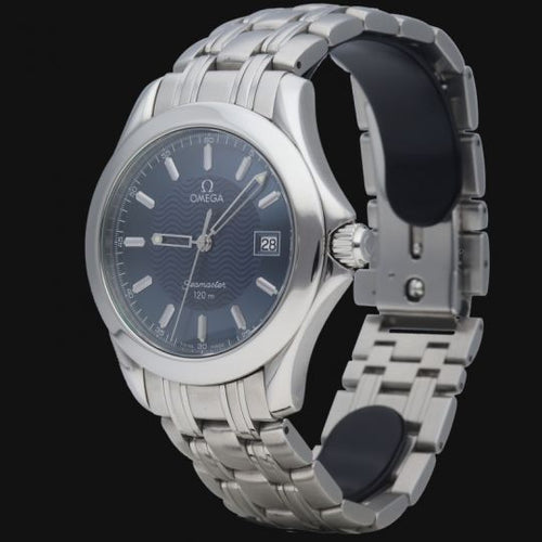 Montre Omega Seamaster 120M - Montre homme en acier, cadran bleu 58 Facettes MT43927