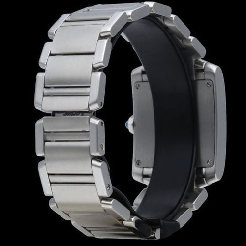 Montre Cartier Tank Française - Montre femme en acier, quartz 58 Facettes MT43941