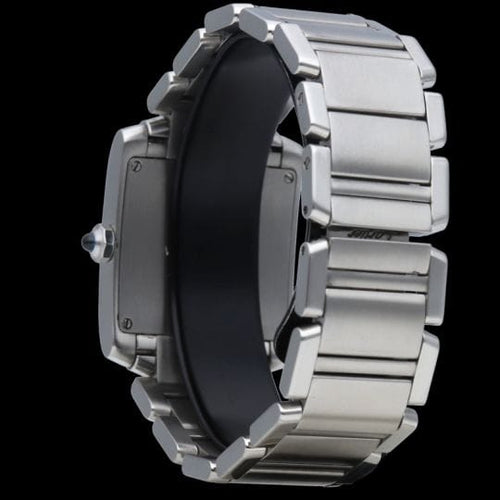 Montre Cartier Tank Française - Montre femme en acier, quartz 58 Facettes MT43941