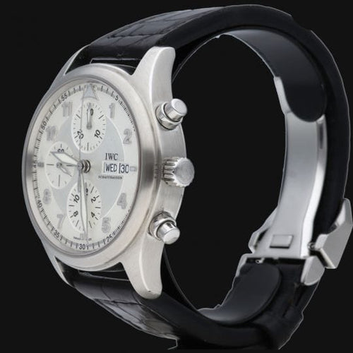 Montre IWC Spitfire - Montre chronographe automatique homme en acier 58 Facettes MT43454