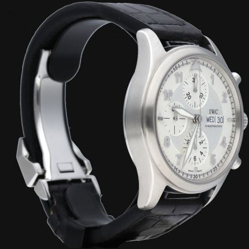 Montre IWC Spitfire - Montre chronographe automatique homme en acier 58 Facettes MT43454