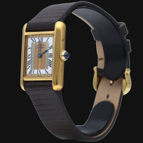 Montre Cartier Tank Vermeil - Montre femme à quartz 58 Facettes MT43486
