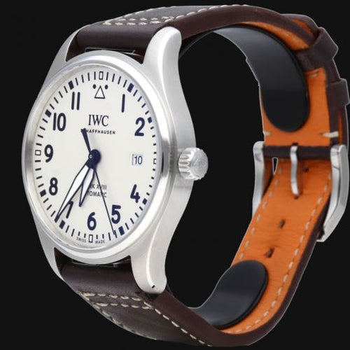 Montre IWC Pilot Mark XVIII - Montre homme automatique en acier 40 mm 58 Facettes MT43610