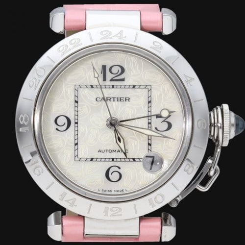 Montre Cartier Pasha C - Montre automatique 35 mm en acier 58 Facettes MT43625