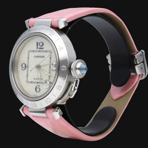 Montre Cartier Pasha C - Montre automatique 35 mm en acier 58 Facettes MT43625