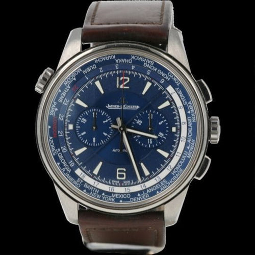 Montre Jaeger-LeCoultre Polaris - Montre chronographe worldtime en titane 58 Facettes MT43586