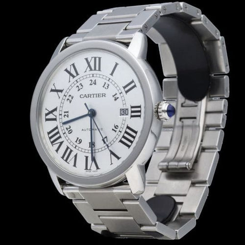 Montre Cartier Ronde Solo - Montre ronde automatique 42 mm 58 Facettes MT44076