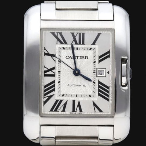 Montre Cartier Tank Anglaise - Montre medium automatique en acier 58 Facettes MT44071