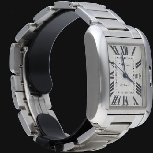 Montre Cartier Tank Anglaise - Montre medium automatique en acier 58 Facettes MT44071