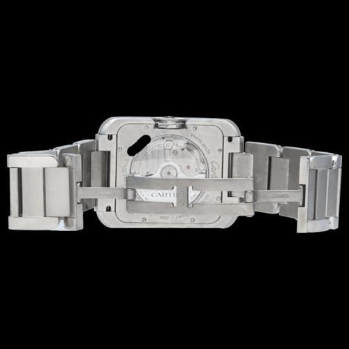 Montre Cartier Tank Anglaise XL - Montre homme automatique en acier 58 Facettes MT44066