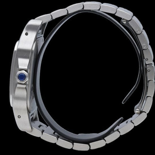 Montre Cartier Santos Galbée XL - Montre automatique femme en acier 58 Facettes MT44079