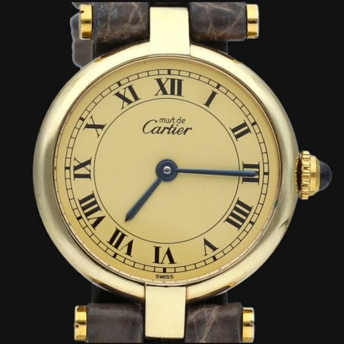 Montre Cartier Must de Cartier Vermeil - Montre femme quartz 58 Facettes MT41231