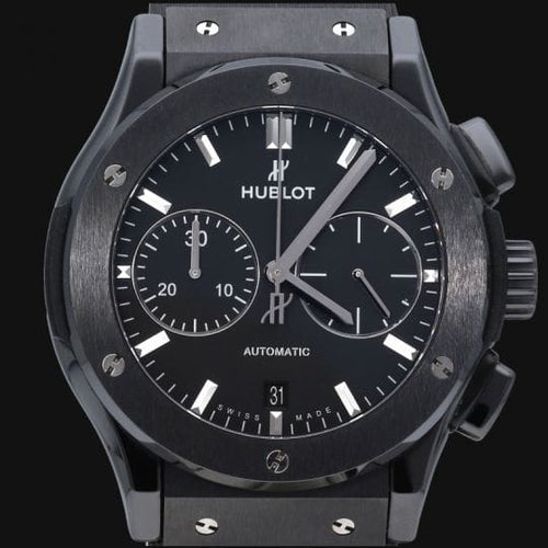 Montre Hublot Classic Fusion - Montre Chronographe automatique homme en céramique 58 Facettes MT43895
