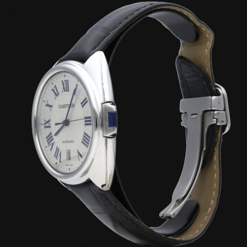 Montre Cartier Clé de Cartier - Montre automatique 40 mm en acier 58 Facettes MT44001