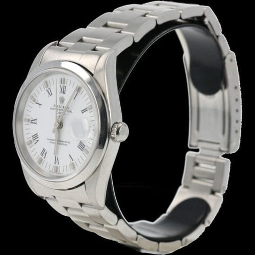 Montre Rolex Date - Montre 34 mm en acier 58 Facettes MT43368