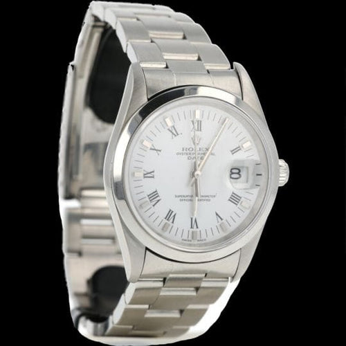 Montre Rolex Date - Montre 34 mm en acier 58 Facettes MT43368
