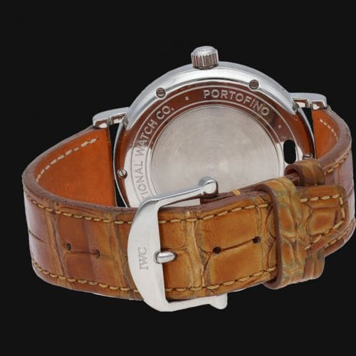 Montre IWC Portofino - Montre automatique 37 mm en acier 58 Facettes MT43609