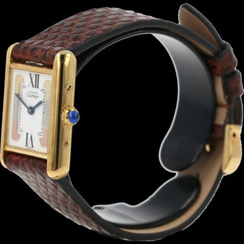 Montre Cartier Tank Vermeil - Montre femme à quartz plaqué or 58 Facettes MT43332