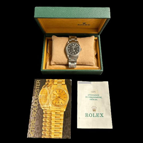 Montre Rolex Explorer - Montre homme automatique en acier 36 mm 58 Facettes MT44099