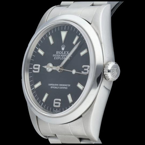 Montre Rolex Explorer - Montre homme automatique en acier 36 mm 58 Facettes MT44099