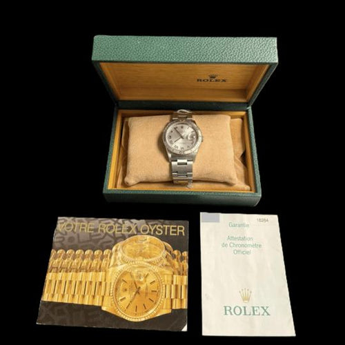 Montre Rolex Datejust Turn-O-Graph 36 - Montre automatique 58 Facettes MT44158